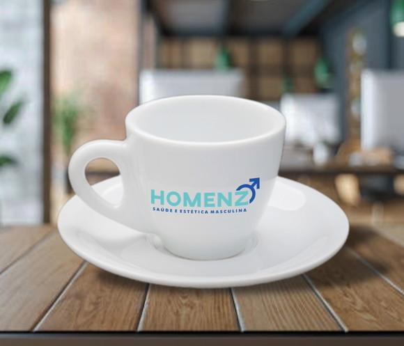 Xícara de Café Personalizada Coquinho 70ml - 24 Unidades