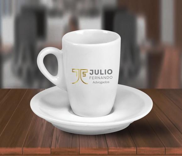 Xicara Genova 85ml com Pires Personalizada 200 Unidades