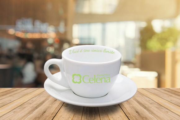 Xícara Personalizada Coquinho 70ml Personalizada 48 Unidades