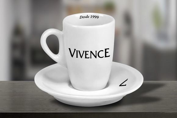Xícara Personalizada Genova 85ml Porcelana 12 Unidades