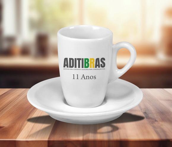 Xícara Personalizada Genova de 85ml - 48 Unidades