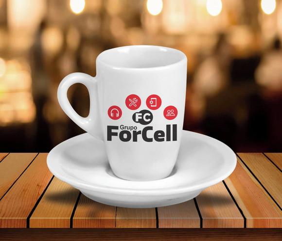 Xícara Personalizada Genova de 85ml - 48 Unidades