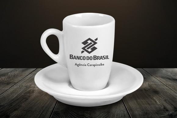 Xícara Personalizada Genova Porcelana 85ml 12 Unidades