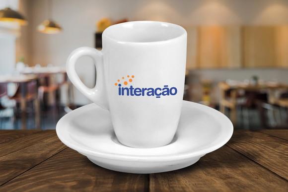 Xícara Personalizada Genova Porcelana 85ml 36 Unidades