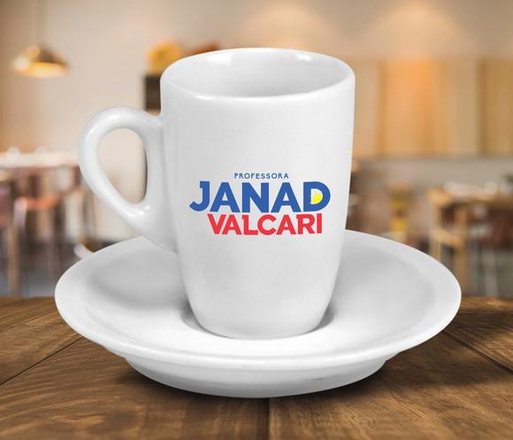 Xícara Personalizada Genova Porcelana 85ml 48 Unidades