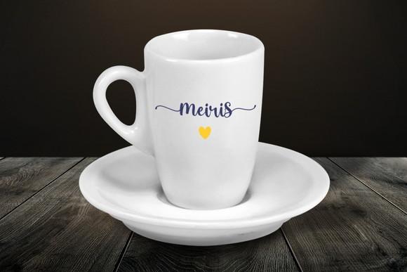 Xícara Personalizada Genova Porcelana 85ml 48 Unidades