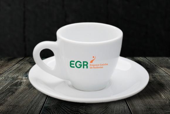 Xícara Porcelana Personalizada Coquinho 70ml 24 Unidades