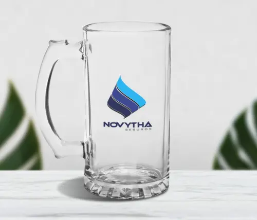 Caneca de Chopp Personalizada Berlim 500ml - Kit 24 Unidades