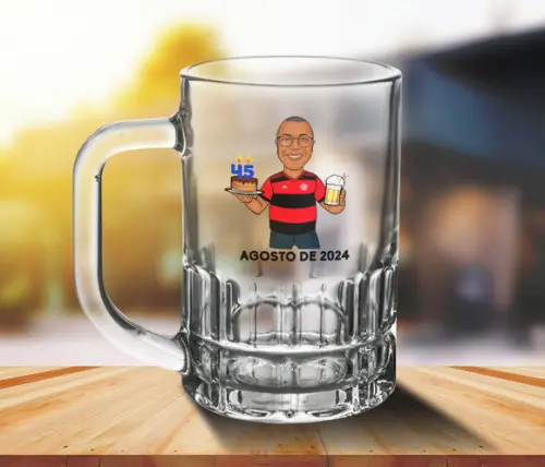 Caneca de Chopp Personalizada Munich 300ml - 36 Unidades