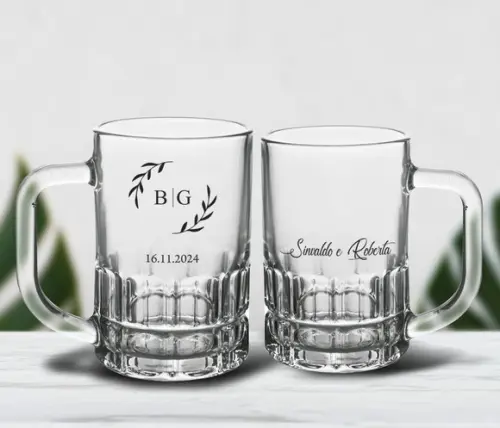 Caneca de Chopp Personalizada Munich 300ml 12 Unidades