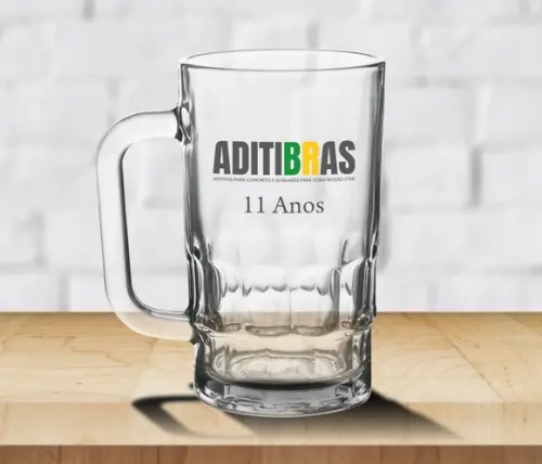 Caneca de Chopp Personalizada Munich 370ml - 48 Unidades