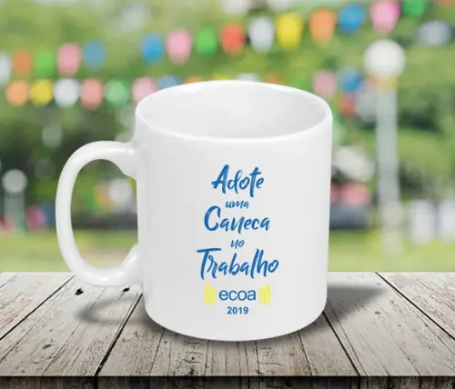 Caneca de Porcelana Personalizada 250ml 12 Unidades