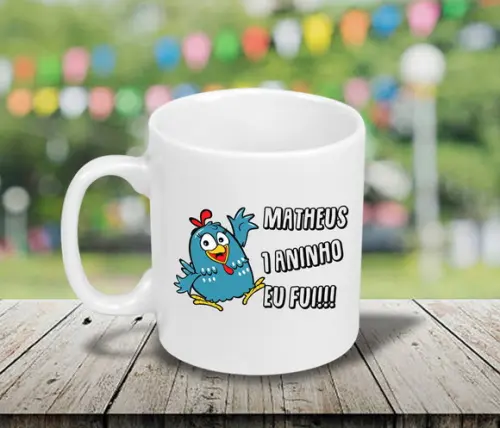 Caneca de Porcelana Personalizada 250ml 12 Unidades