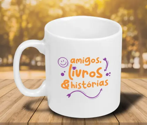 Caneca de Porcelana Personalizada 250ml 12 Unidades