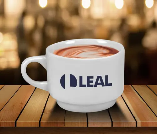 Caneca Empilhavel Personalizada 170ml - 48 Unidades