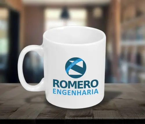 Caneca Personalizada 250ml de Porcelana - 36 Unidades