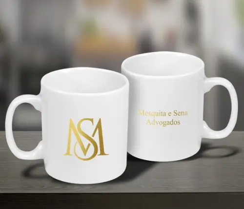 Caneca Personalizada 250ml de Porcelana - 48 Unidades