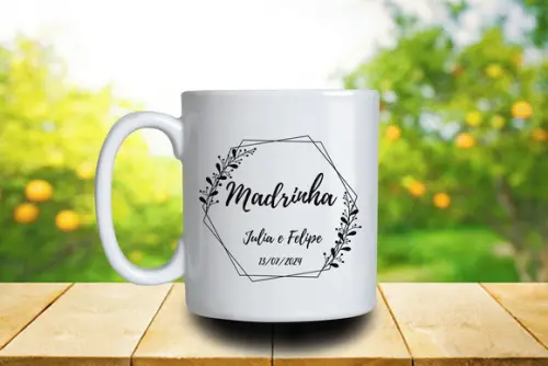 Caneca Personalizada 250ml Porcelana 36 Unidades