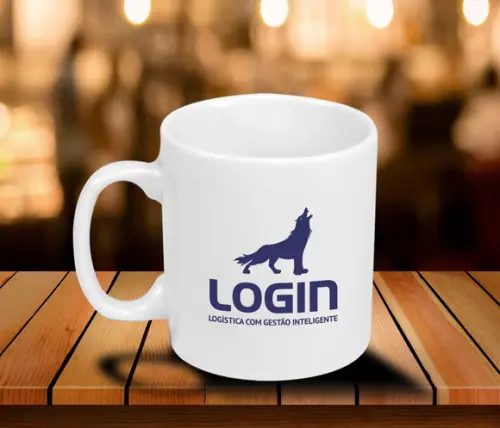 Caneca Personalizada de 250ml de Porcelana - 36 Unidades
