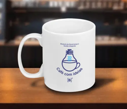 Caneca Personalizada de 250ml em Porcelana - 48 Unidades