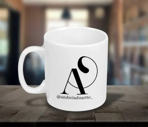Caneca Personalizada de 250ml em Porcelana - 48 Unidades