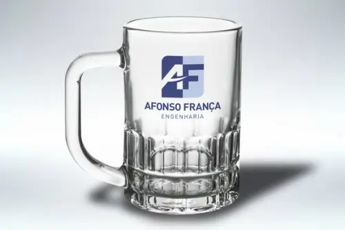 Caneca Personalizada de Chopp Munich 300ml - Kit 48 Un.
