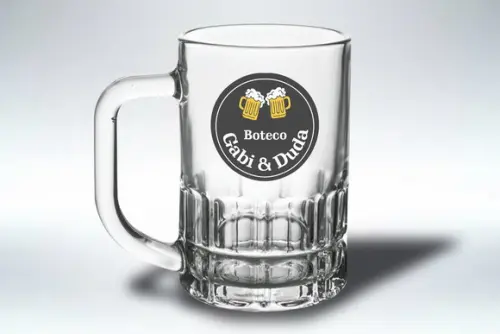 Caneca Personalizada de Chopp Munich 300ml - Kit 48 Un.