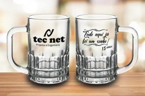 Caneca Personalizada de Chopp Munich 300ml 48 Unidades