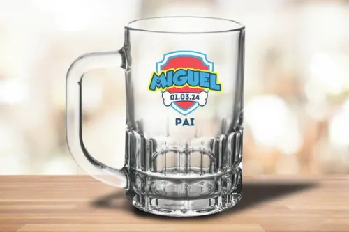 Caneca Personalizada de Chopp Munich 300ml 50 Unidades