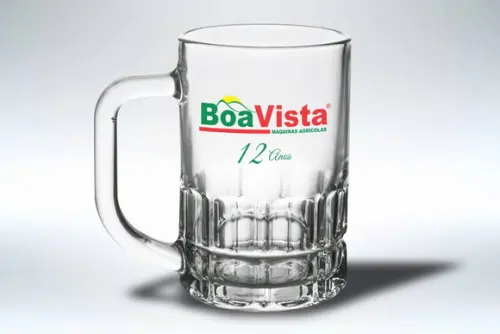 Caneca Personalizada de Chopp Vidro 300ml - Kit 48 Un.