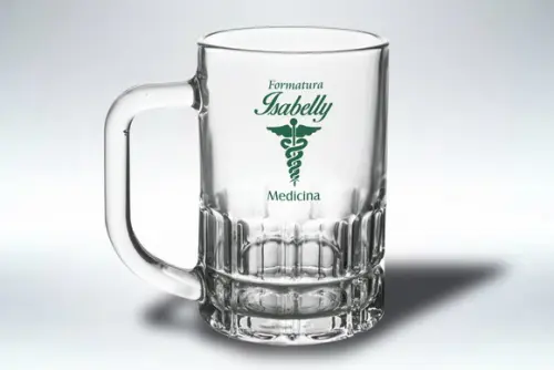 Caneca Personalizada de Chopp Vidro 300ml 24 Unidades