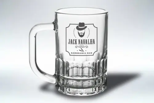 Caneca Personalizada de Chopp Vidro 300ml 36 Unidades