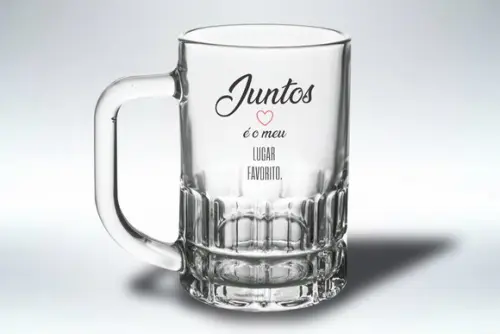 Caneca Personalizada de Chopp Vidro 300ml 36 Unidades