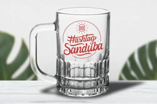 Caneca Personalizada de Chopp Vidro 300ml 55 Unidades