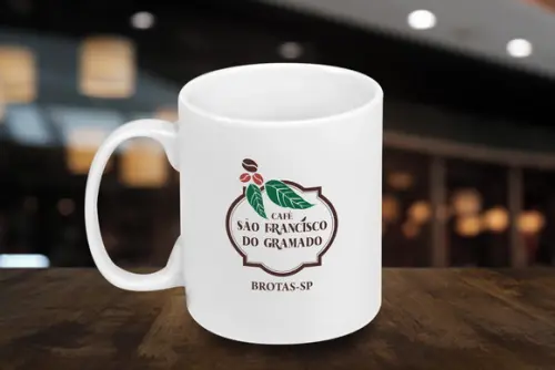 Caneca Personalizada de Porcelana de 250ml Kit 36 Unidades