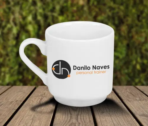 Caneca Personalizada Porcelana Bela Vista 220ml 100 Unidades