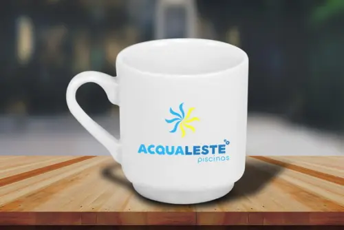 Caneca Personalizada Porcelana Bela Vista 220ml 12 Unidades