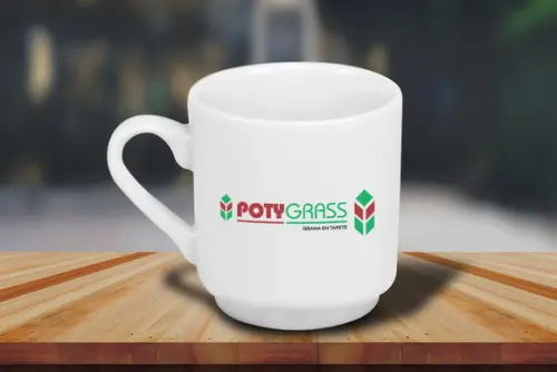 Caneca Personalizada Porcelana Bela Vista 220ml 24 Unidades