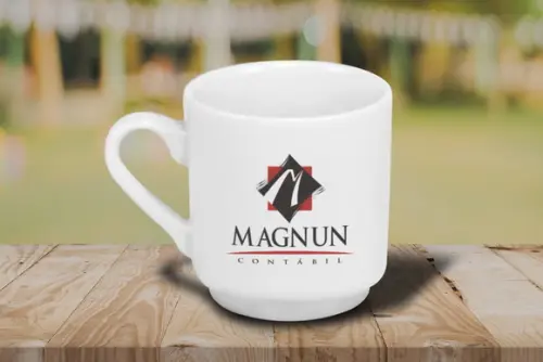 Caneca Personalizada Porcelana Bela Vista 220ml 36 Unidades