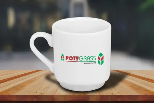 Caneca Personalizada Porcelana Bela Vista 220ml 36 Unidades