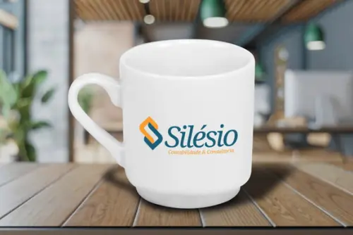 Caneca Personalizada Porcelana Bela Vista 220ml 48 Unidades