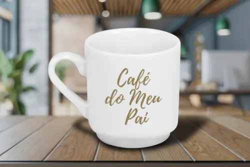 Caneca Personalizada Porcelana Bela Vista 220ml 48 Unidades