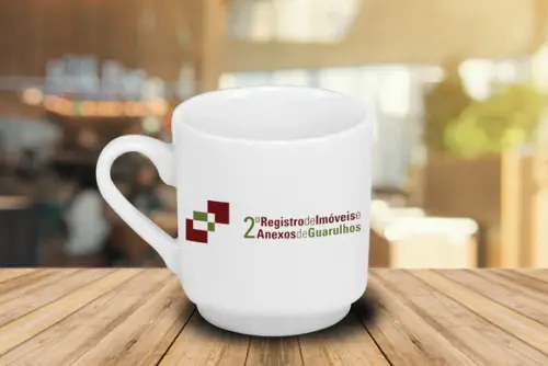 Caneca Personalizada Porcelana Bela Vista 220ml 48 Unidades
