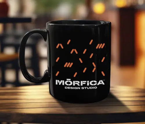 Caneca Personalizada Preta 300ml - Kit 48 Unidades