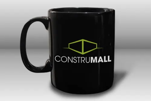 Caneca Personalizada Preta 300ml 48 Unidades