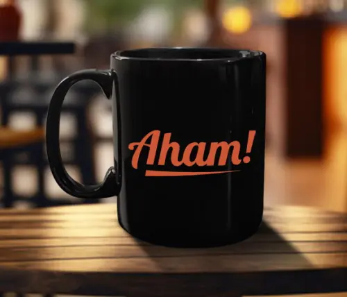 Caneca Personalizada Preta de Porcelana 300ml - Kit 48 Un.