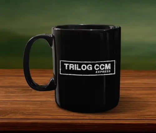 Caneca Personalizada Preta Porcelana 300ml 48 Unidades.