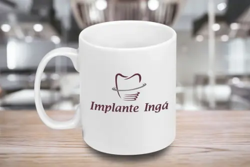 Caneca Porcelana Personalizada 300 ml - Kit 24 Unidades