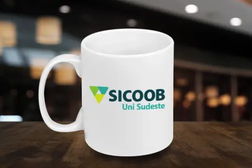 Caneca Porcelana Personalizada 300ml - 12 Unidades