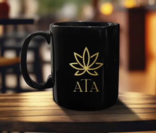 Caneca Porcelana Personalizada Preta 300ml Kit 48 Unidades